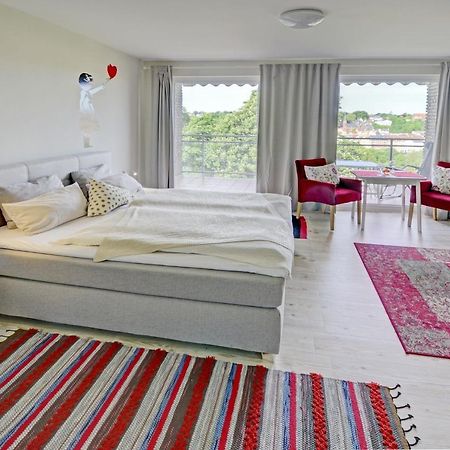 Fewo1846 - Flensview - Komfortables Studioapartment Mit Balkon Und Hafenblick فلنسبورغ المظهر الخارجي الصورة