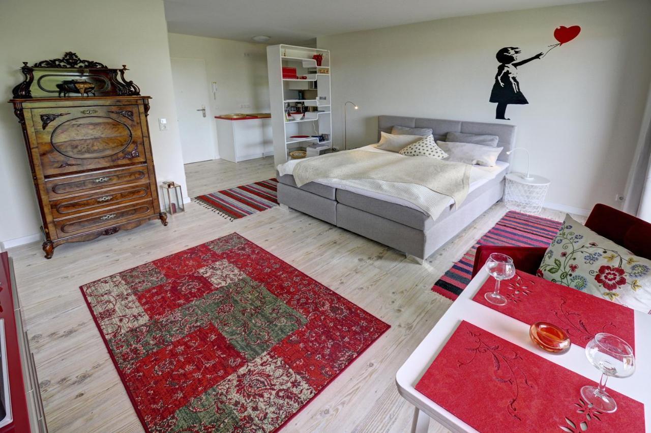 Fewo1846 - Flensview - Komfortables Studioapartment Mit Balkon Und Hafenblick فلنسبورغ المظهر الخارجي الصورة