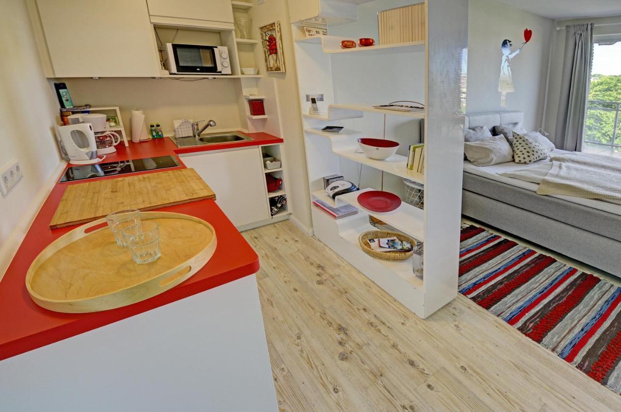 Fewo1846 - Flensview - Komfortables Studioapartment Mit Balkon Und Hafenblick فلنسبورغ المظهر الخارجي الصورة